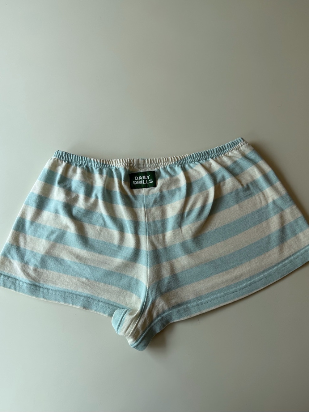 Daily Drills Lake Day & Cream Striped Lounge Shorts M/L